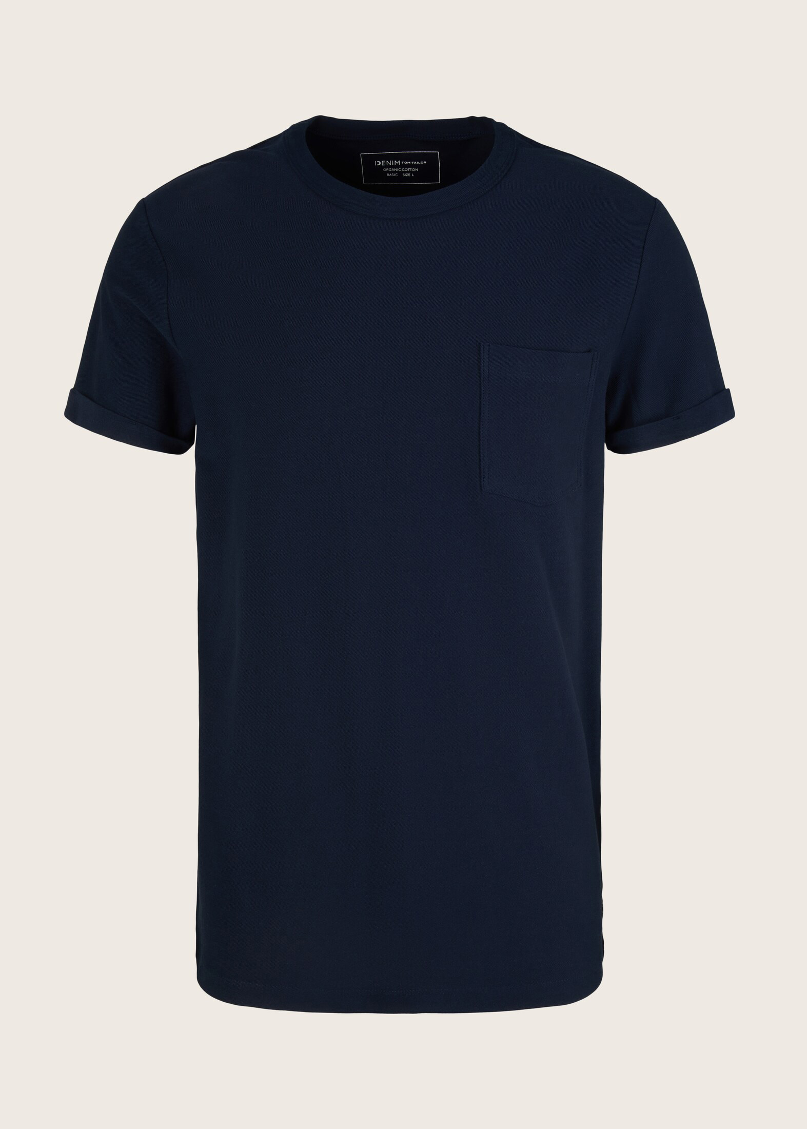 Men\'s 1030694-10668 Pocket Sky Tailor® Navy / With Tee Denim Blue - Chest Captain T-shirt / Tom T-shirt A