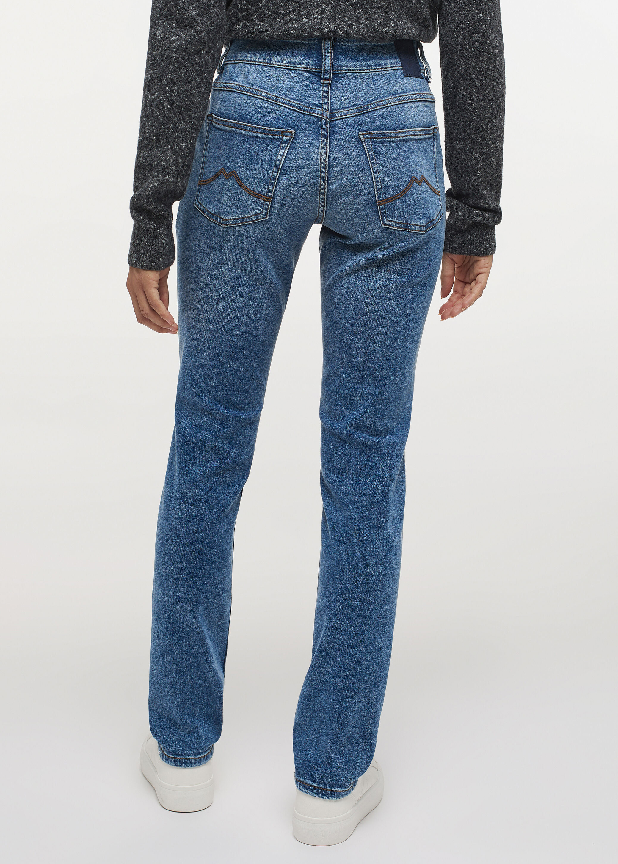 Woman's Jeans Mustang® Rebecca 2B - Denim Blue (402) 1013348-5000-402 / Blue