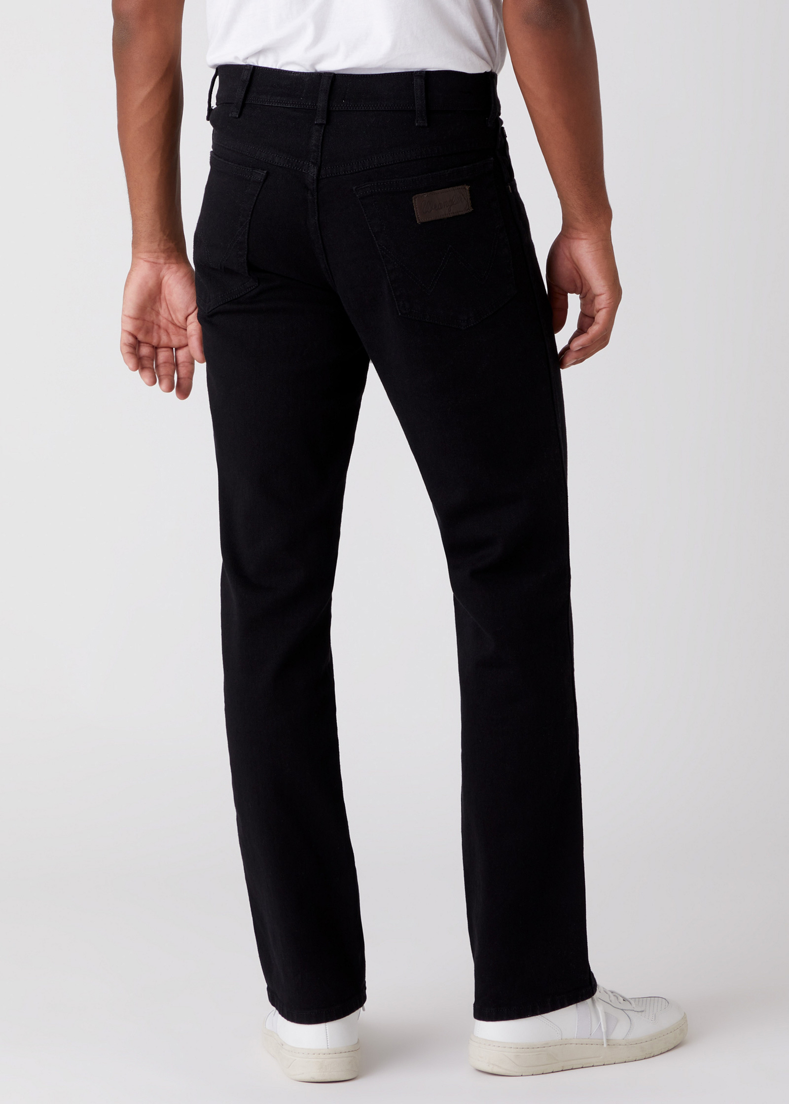 Men's Jeans Wrangler® Texas Stretch - Black Overdye W12109004 / Black