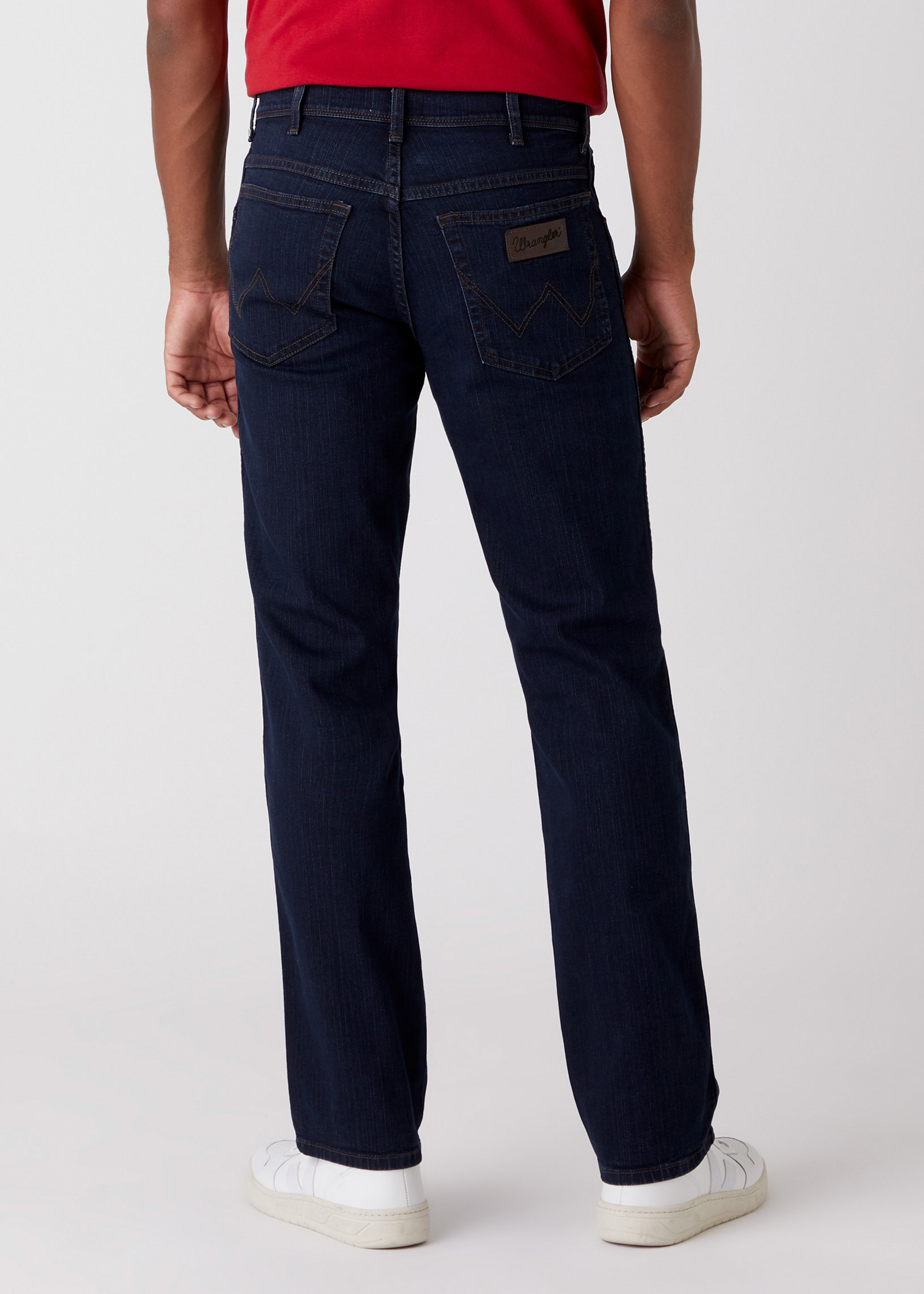 Wrangler Texas Stretch Jeans Denim Pants Blue Black W12175001 Blue Original Dark 