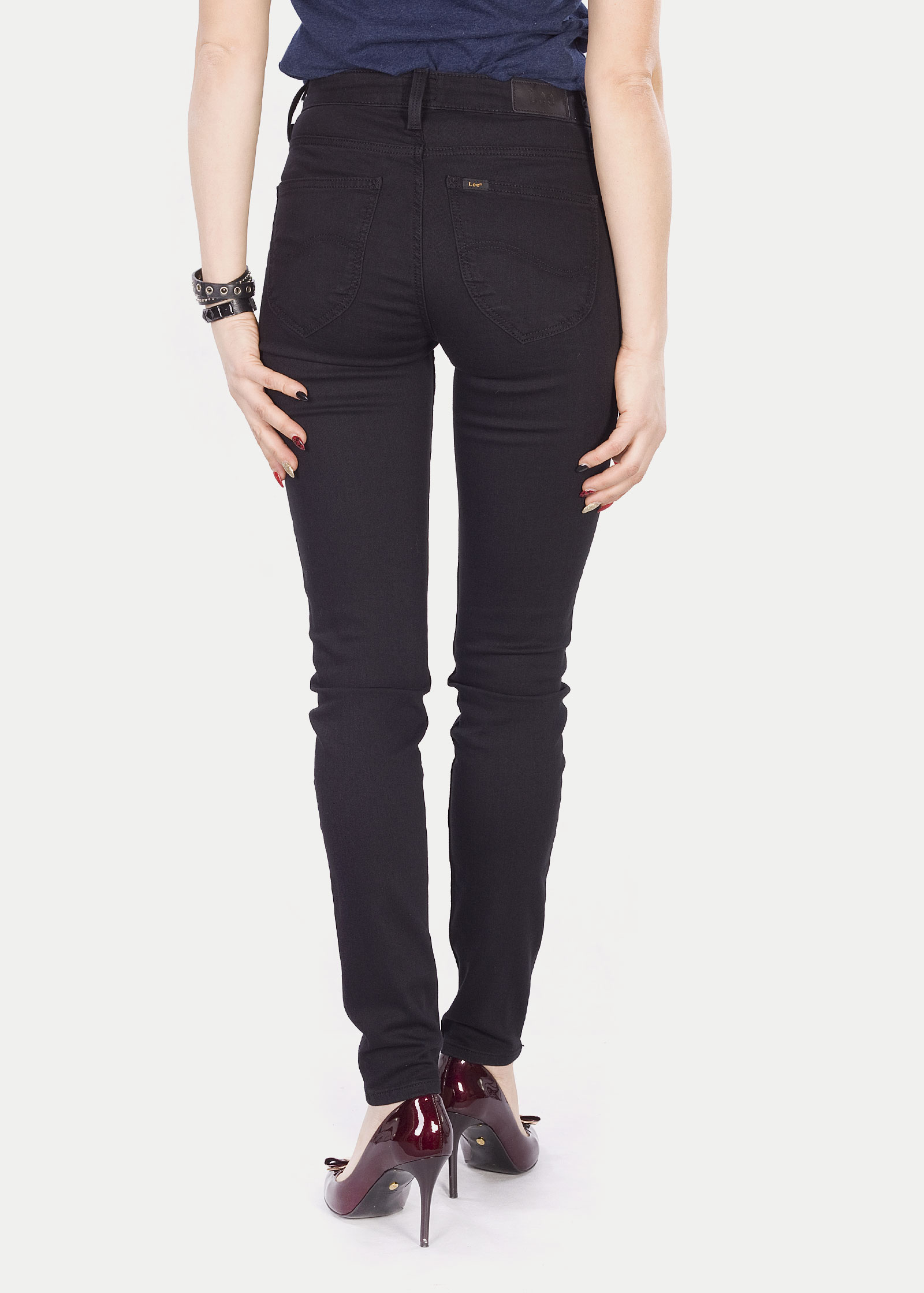 lee scarlett black jeans