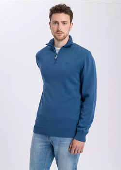 Cross Jeans® Sweater Halfzip - Indygo (005) (34244-005) 