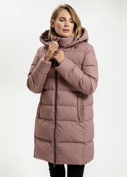 Cross Jeans® Quilted jacket - DarK Rose (81259-615) 
