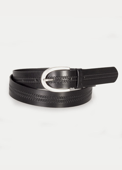 Cross Jeans® Leather Belt - Black (0449K-020) 