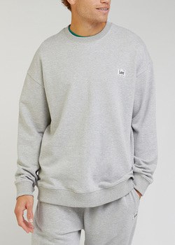 Lee® Core Loose Sweatshirt - Sharp Grey Mele (L84VFX03) 