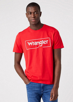 Wrangler® Frame Logo Tee - Red (W70JD3X47) 