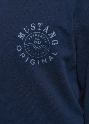 Mustang® Bastian Zip Hood - Navy Blazer