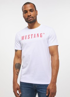 Mustang® Alex C Logo Tee  - General White (1013221-2045) 