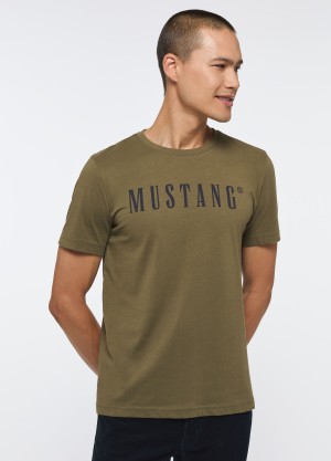 Mustang® Alex C Logo Tee - Burnt Olive