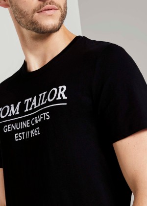 Tom Tailor® Tee  - Black