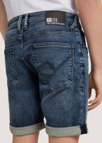 Tom Tailor® Regular Denim Shorts  - Used Mid Stone Blue Denim