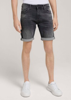 Tom Tailor® Regular Denim Shorts - Used Mid Stone Grey Denim (1024512-10219) 