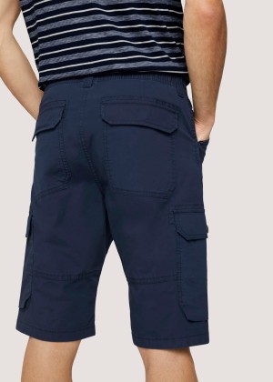 Tom Tailor® Lightweight Cargo Shorts - Sailor Blue