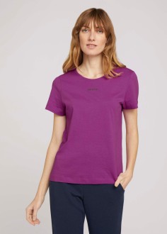 Tom Tailor® T-shirt Logo - Plum Blossom Lilac (1026366-26530) 