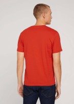 Tom Tailor® Tshirt Placement Print - Molten Lava Red