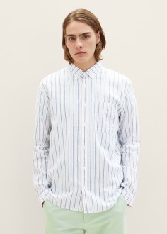 Denim Tom Tailor® Shirt - Multicolor Small Stripe (1034922-31159) 