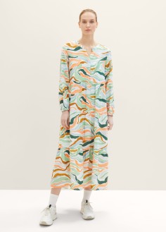 Tom Tailor® Dress - Colorful Wavy Design (1035230-31122) 