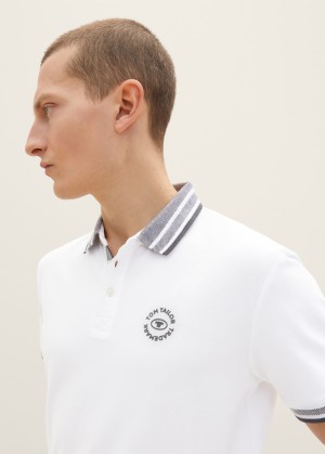Tom Tailor® Basic Polo shirt - White