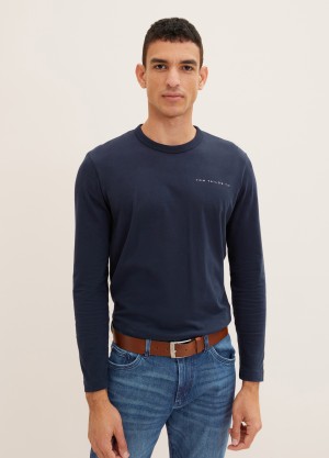 Tom Tailor® Long Sleeve T-Shirt - Sky Captain