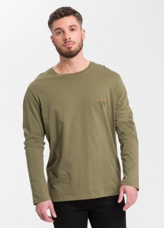 Cross Jeans® Long Sleeve Sweatshirt - Dusky Green (324) (15863-324) 
