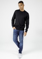 Cross Jeans® Knitwear C-Neck - Black (020)