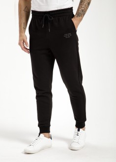 Cross Jeans® Sweatpants Jogger Fit- Black (020) (49055-020) 