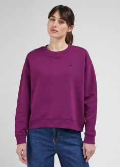 Lee® Crew Neck Sweatshirt - Foxy Violet (L53LLJA91) 