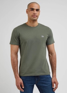 Lee® Short Sleeve Patch Logo Tee - Olive Grove (L60UFQA61) 