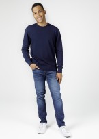 Cross Jeans® Knitwear C-Neck - Navy