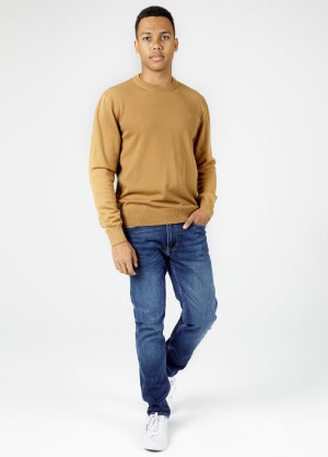 Cross Jeans® Knitwear C-Neck - Camel (026)