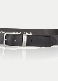 Cross Jeans® Belt Metal Logo - Black (020) (0441K-020) 