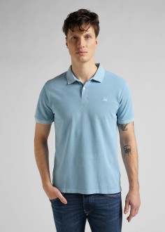 Lee® Natural Dye Polo - Ice Blue (L65CQSUY) 