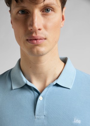 Lee® Natural Dye Polo - Ice Blue