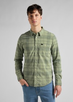 Lee® Leesure Shirt - Brindle Green (L66NONUA) 