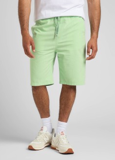 Lee® Relaxed Drawstring Shorts - Canary Green (L70KSAUX) 