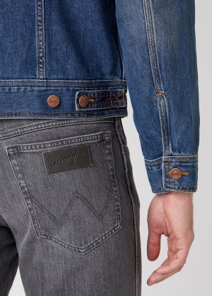 Wrangler® Classic Denim Jacket - Mid Stone