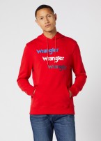 Wrangler® Repeat Hoodie Sweat - Formula Red
