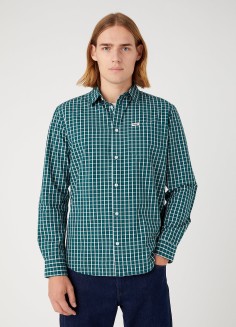 Wrangler® One Pocket Shirt - Deep Teal Green (W5A24MG03) 