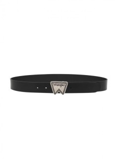 Wrangler® Festival Logo Belt - Black (W0K1US100) 