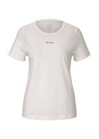 Tom Tailor® Tshirt C-neck Logo - Whisper White