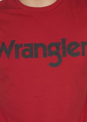 Wrangler® SS Logo Tee - Red